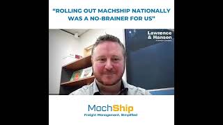 Rob Pawsey of Lawrence amp Hanson Electrical Wholesalers discusses his experience with MachShip [upl. by Ebaj]