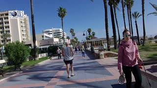 MY FAVOURITE Place La Carihuela Torremolinos beach promenade walk 4K March 2024 [upl. by Antonie]