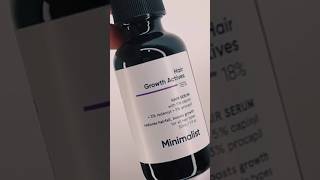 Minimalist Hair Growth Actives 18 Hair Serum beminimalist hairgrowthserum [upl. by Yraccaz]