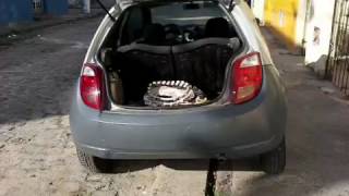 Troca do AMORTECEDOR traseiro Ford Ka 1 Parte [upl. by Riaj]