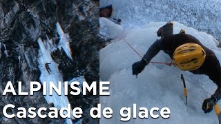 Dry Tooling cascade de glace alpinisme montagne Greyssonnet Italie [upl. by Nugesulo562]