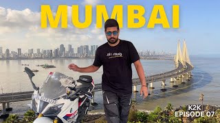 Riding BMW G310RR on Mumbais Marine Drive  Mumbai darshan  K2K Solo Episode 07 [upl. by Marchak]