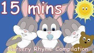 Sleeping Bunnies Hop Little Bunnies And Lots More Nursery Rhymes [upl. by Eamon]