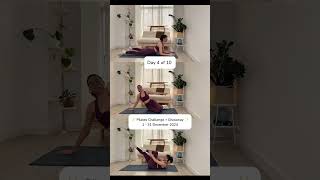 🤍✨ Day 4 of 10Day Pilates Challenge  Giveaway  Upper Body and Posture Pilates [upl. by Vitkun]