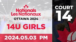 2024 Volleyball Canada Nationals 🏐 Ottawa 14U Girls  Day 1  PM Wave  Court 14 20240503 [upl. by Jamille120]