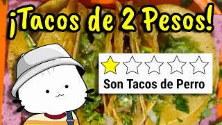 Probé los Tacos MÁS BARATOS de cdmx  ¡Tacos de 2 pesos [upl. by Webber]