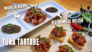 How to Make Tuna Tartare at Home  The BEST Tuna Tartare Recipe  Chef James [upl. by Nawuq]