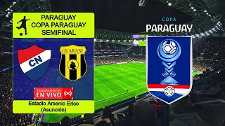 NACIONAL ASUNCION 21 GUARANI en vivo  PARAGUAY  COPA PARAGUAY  SEMIFINAL [upl. by Cuttler22]