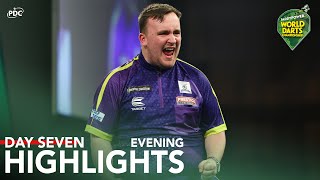 LITTLER AT IT AGAIN  Day Seven Evening Highlights  202324 Paddy Power World Darts Championship [upl. by Yirinec312]