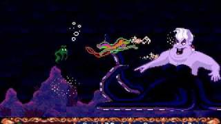 Disneys Ariel The Little Mermaid Ending Sega Genesis [upl. by Ttesil]