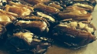 Roasted Dates Stuffed with Pine Nuts in Honey [upl. by Idonna]