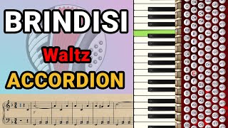 Accordion Tutorial  BRINDISI  Waltz [upl. by Ojyllek704]