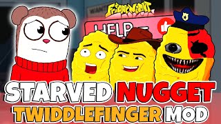 Friday Night Funkin TWIDDLEFINGER STARVED NUGGET GEGAGEDIGEDAGEDAGO [upl. by Enaillil]