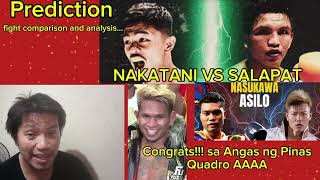 NAKATANI VS SALAPATNASUKAWA VS ASILO Fight Prediction and Analysis [upl. by Tabshey127]