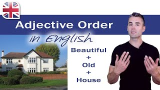 Adjective Order in English  English Grammar Lesson [upl. by Pudendas]