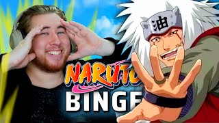 DBZ FAN BINGED NARUTO Jiraiya Training Chunin Exams [upl. by Arehahs]