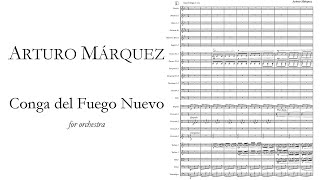 Arturo Márquez  Conga del Fuego Nuevo 2005 Score [upl. by Utica]