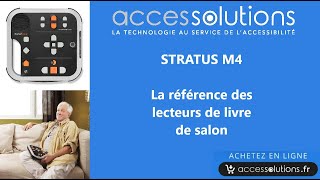 Stratus M4 la référence des lecteurs de livre audio de salon pour les séniors et les bibliothèques [upl. by Swarts]