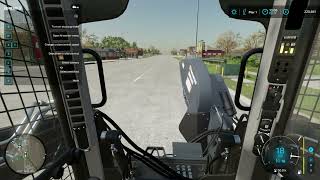 FS22 realistic driving with New Holland L318 [upl. by Sabas]