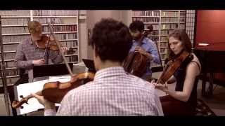 John Adams String Quartet Movement II Friction Quartet [upl. by Bocoj]