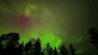 AURORA BOREAL QUEBEC 🇨🇦 11102024 TIME LAPSE OSMO POCKET 3 PETER CARDINO 7 [upl. by Atinuj286]