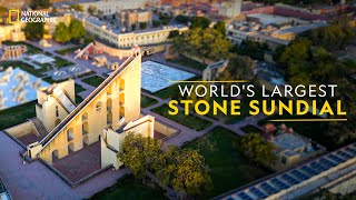 Worlds Largest Stone Sundial  It Happens Only in India  National Geographic [upl. by Ahsac]