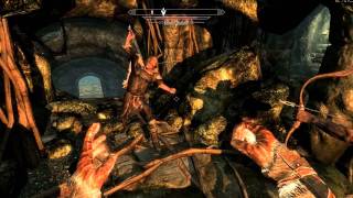 Elder Scrolls V Skyrim Walkthrough in 1080p Part 8 Leveling in Bleak Falls Barrow PC Gameplay [upl. by Tyika]