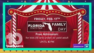 Kids can get into the Florida State Fair for free on Friday [upl. by Ardnassac]