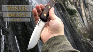 Taxus Habilis cuchillo de bushcraft en acero sleipner  unboxing y primeras impresiones [upl. by Allerie760]