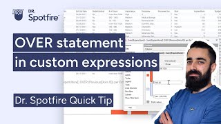 OVER Statement in Custom Expressions in Spotfire [upl. by Valeta914]