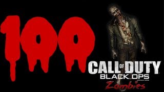 بلاك اوبس زومبي راوند 100Black Ops Zombies Round 100 kino der toten [upl. by Tada]