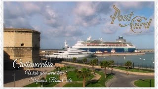 Postcard from RomeCabs CIVITAVECCHIA [upl. by Ardnued525]