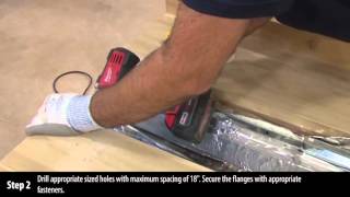 CS Expansion Joint Cover Installation Instructions Monoflex® Fire Barrier OFX floor amp roof [upl. by Aicak40]