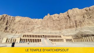 TEMPLE FUNÉRAIRE DHATCHEPSOUT UNE DIVINITÉ GRAVÉE DANS LA ROCHEÉGYPTE 4K [upl. by Sibyl622]