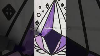 💜​ Coloring purple quartz  Coloreando un cuarzo purpura 💜librosparacolorear shortvideo libros [upl. by Anwahsad]