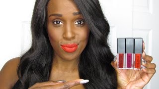 NEW SMASHBOX ALWAYS ON MATTE LIQUID LIPSTICKS  FULL LIP SWATCHES amp 1ST IMPRESSION [upl. by Levy]