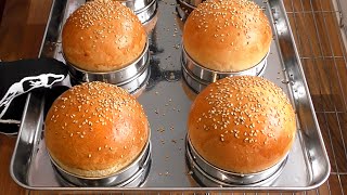 Burger buns The tastiest burger buns youll ever make [upl. by Berta]