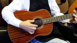 Zager Parlor size guitar walkaround Video 3 [upl. by Ailati]