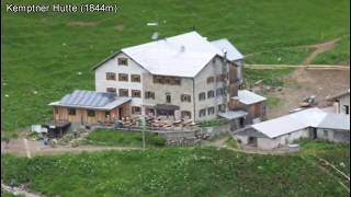 Kemptner Hütte 1844m Allgäuer Alpen  Bayern Deutschland [upl. by Orford]