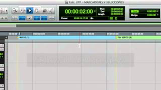 PRO TOOLS  FACO UTP  Marcadores y selecciones en Pro Tools [upl. by Corenda]