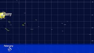 197879 South Pacific Cyclone Season Animation [upl. by Bertram104]