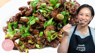 Crispy Mongolian Beef  Chinese Takeout So Simple [upl. by Natika599]