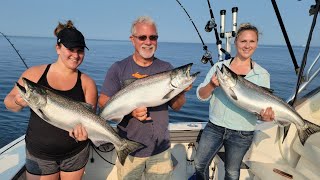 Deploying Downriggers  Trolling Rod Set Up Big Lake Salmon Steelhead amp Lake Trout [upl. by Ecidnarb699]