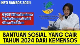 BANTUAN SOSIAL KEMENSOS YANG AKAN CAIR TAHUN 2024  Info Bansos Cair 2024 [upl. by Naes]