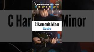 C Harmonic Minor Scale  Guitar Scales for Beginners  Guitar Theory with Aman Verma learnguitar [upl. by Paluas500]