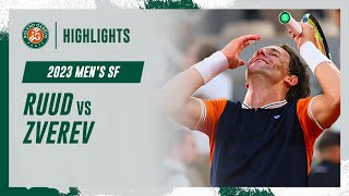 Ruud vs Zverev Semifinal Highlights  RolandGarros 2023 [upl. by Mikiso]