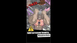 Yugioh Duel Links  Farm Earthbound Immortal Wiraqocha Rasca [upl. by Drofxer]