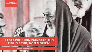 Padre Pio quotNon piangere tuo figlio è tuo non moriràquot [upl. by Weiman124]