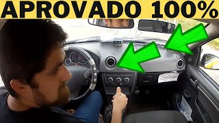 EXAME PRÁTICO GRAVADO DENTRO DO CARRO PASSOU DE PRIMEIRA SEM PERDER PONTO detran doutorvolante [upl. by Schurman894]