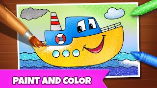 Creative Coloring Fun Drawing Games for Kids  Learn Connect and Glow Paint Free No Ads [upl. by Akenn]